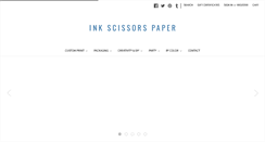 Desktop Screenshot of inkscissorspaper.com